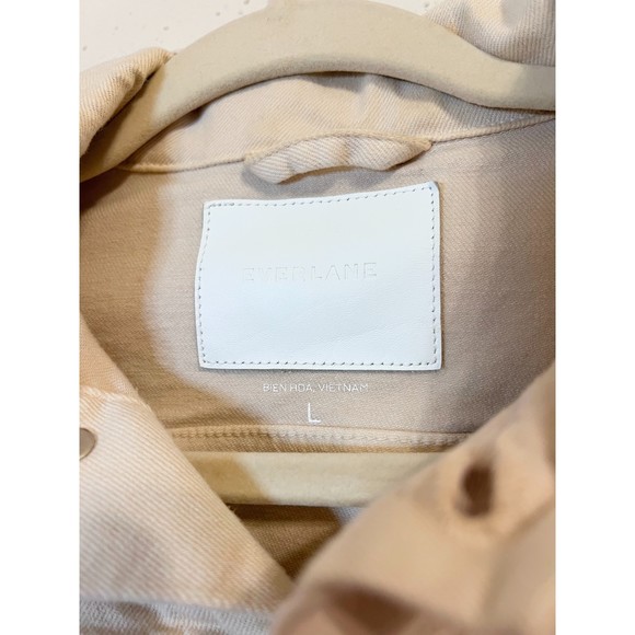 Everlane The Limited Edition 01 Cropped Blush Denim Jacket - Picture 3 of 9